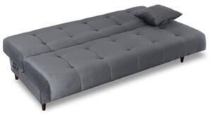 Wersalka Sofa Kanapa RozkÅadana z FunkcjÄ Spania Dwuosobowa Szara LIMA