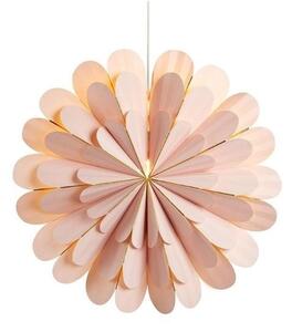 Lampa wisząca Marigold - różowy lampion