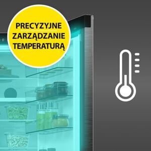 Lodówka HISENSE RB5P410SBFC 413l ExtraSpace 34dB No frost 203cm do obudowy WiFi Connectlife Smartfresh Metal Cooling