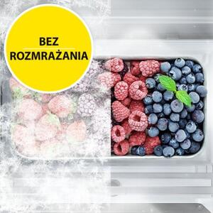 Lodówka HISENSE RB5P410SBFC 413l ExtraSpace 34dB No frost 203cm do obudowy WiFi Connectlife Smartfresh Metal Cooling