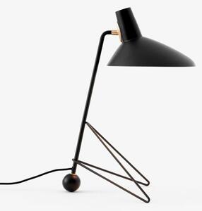 Elegancka lampa stołowa industrialna Tripod HM9 - czarna