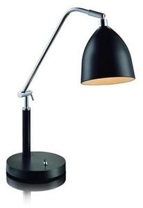 Lampa biurkowa Fredrikshamn - czarna, regulowana