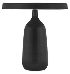 Designerska lampa stołowa Eddy - czarny marmur