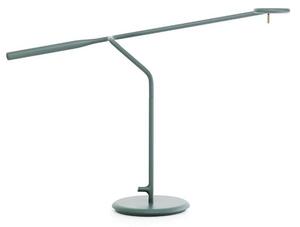 Nowoczesna lampa stołowa Flow - LED, ciemnoszara