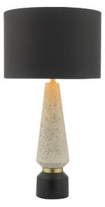 Elegancka lampa stołowa Onora - czarny abażur