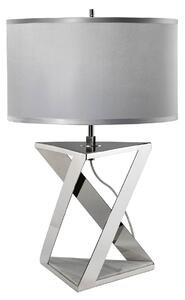 Geometryczna lampa stołowa Aegeus - jasny abażur