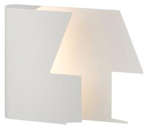 Designerski kinkiet Book - biały LED, lewy