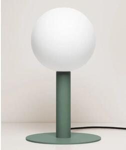 Zielona lampa stołowa Matuba - nowoczesna