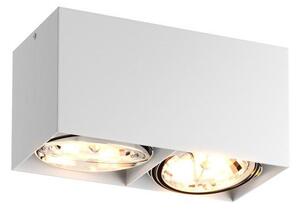 Biała lampa sufitowa Box - Zuma Line - dwa źródła światła
