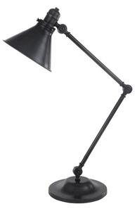 Klasyczna lampa biurkowa Saxon - Ardant Decor - ciemny brąz