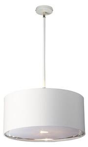 Biała lampa wisząca Modern - nowoczesny desing, mleczny dyfuzor