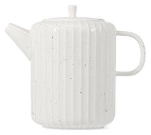 Biały dzbanek do herbaty new bone china 540 ml Ora Gloss – Salt&Pepper