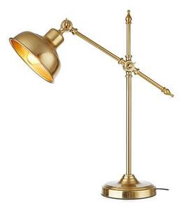 Klasyczna lampa biurkowa Grimstad - ciemne złoto