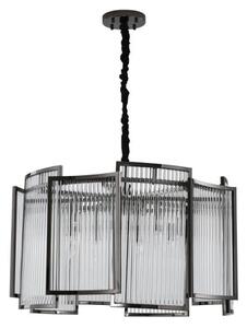 Efektowna lampa wisząca Imperio - czarna, 80cm