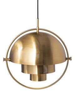 Dekoracyjna lampa wisząca Mobile - złota mosiężna