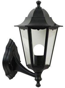 Klasyczna lampa ścienna Cardiff - Nordlux - czarna, IP44