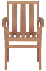 Zestaw drewnianych krzeseł ogrodowych - Kayla