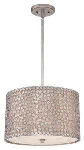 Elegancka lampa wisząca Confetti - Ardant Decor - srebrna mozaika