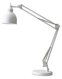 Biała lampa biurkowa Job - Frandsen Lighting - regulowane ramię, matowa