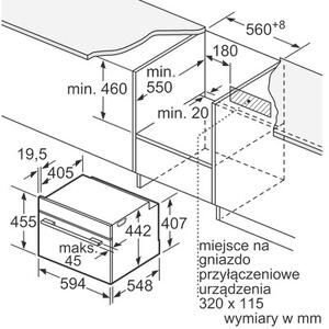 Piekarnik SIEMENS CM736G1B1 Elektryczny z mikrofalÄ Czarny
