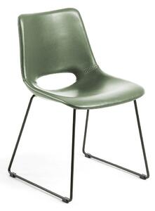 Zielone krzesło do jadalni Kave Home Zahara
