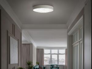 Nowoczesna lampa sufitowa LED okrągła plafon metalowa biała Arli Beliani