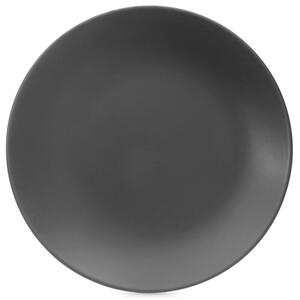 Talerz deserowy ceramiczny czarny 20,5 cm