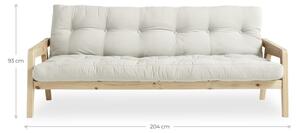 Wielofunkcyjna sofa Karup Design Grab Natural Clear/Creamy