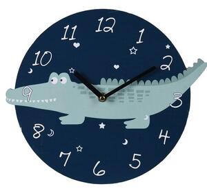 Zegar ścienny Krokodyl, śr. 28 cm