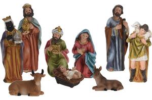 Dekoracja świąteczna Stajenka, 9 figurek