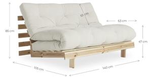 Sofa rozkładana Karup Design Roots White/Mint
