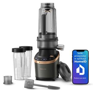 Blender kielichowy PHILIPS Flip&Juice HR3770/10 Czarno-miedziany