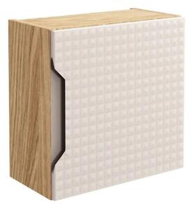 Szafka łazienkowa LUXOR BEIGE 83-35-1DQ 35x35cm dąb olejowany/beżowa