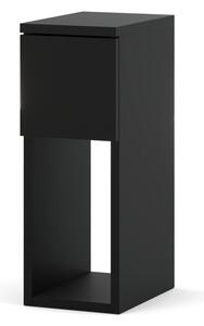 Szafka Nocna STIVMEBLE 1 Szuflada 20x30x55 cm Czarny Mat