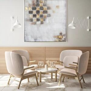 Obraz EUROFIRANY 644 80 x 80 cm Biały