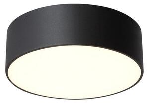 Okrągła LAMPA plafon DISC 30305102 Kaspa metalowa OPRAWA sufitowa LED 20W 3000K okrągła czarna - czarny