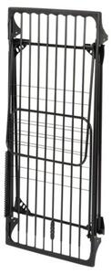 Suszarka na pranie metalowa czarna rozsuwana XXL 204-260x56x103 cm