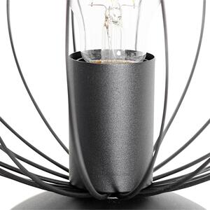 Industrialna lampa stołowa czarna - Margarita Oswietlenie wewnetrzne