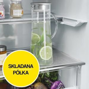 Lodówka HAIER HTW5618DWMG No Frost 185cm Inox