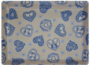 Taca VIVENZI Blue Heart (50 x 37 cm)
