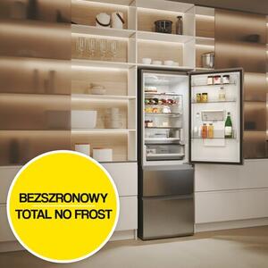 Lodówka HAIER HTW5618DWMG No Frost 185cm Inox