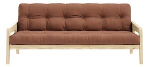 Sofa wielofunkcyjna Karup Design Grab Natural Clear/Clay Brown