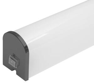 Kinkiet łazienkowy nad lustro LED 15W neutralna barwa czarny podłużny 60 cm IP44 ALEX Polux