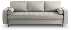 Jasnoszara rozkładana sofa Milo Casa Santo