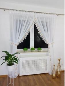 Elegancka Firana z Woalu z GipiurÄ -Stylowa, i Funkcjonalna!