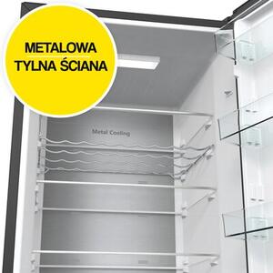 Lodówka HISENSE RM469N4AFD1 3D No Frost 200cm Czarna SmartFresh Licowane drzwi Metal Tech Cooling Funkcja Convert