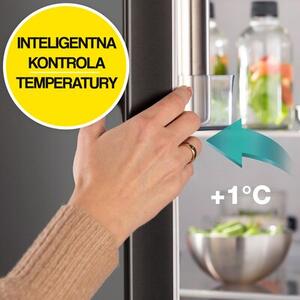 Lodówka HISENSE RM469N4AFD1 3D No Frost 200cm Czarna SmartFresh Licowane drzwi Metal Tech Cooling Funkcja Convert