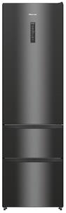 Lodówka HISENSE RM469N4AFD1 3D No Frost 200cm Czarna SmartFresh Licowane drzwi Metal Tech Cooling Funkcja Convert