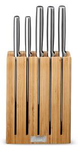 Zestaw noży ze stojakiem ze stali nierdzewnej 5 szt. Elevate Bamboo – Joseph Joseph