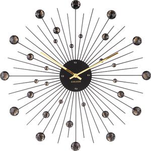 Zegar ścienny Sunburst XL czarny
